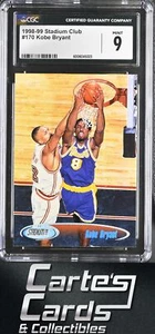 Kobe Bryant 1998-99 Tppps Stadium Club #170 Los Angeles Lakers HOF CGC 9 - Picture 1 of 2