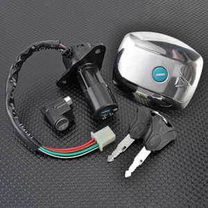 Fit for Suzuki GS125 6-wire 1982-2000 Ignition Switch Fuel Gas Cap Lock Key kits - Foto 1 di 11