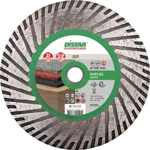 Amoladora angular disco de diamante DUPLEX 1A1R Turbo 125mm M14F granito W1/E32 - Imagen 1 de 8
