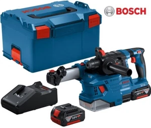 BOSCH MARTELLO PERFORATORE A BATTERIA GBH 18V-22 + GDE 18V-12 ASPIRATORE SDS PLU - Imagen 1 de 11