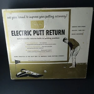 Vintage 1967 SEARS ELECTRIC PUTT RETURN MODEL 1903 OVP Papiere ohne Flagge - Bild 1 von 7