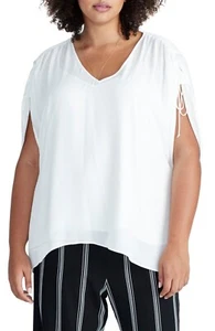 Rachel Rachel Roy Comet Top Plus Size 2x White - Picture 1 of 1