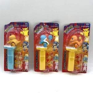 Vintage 1998 Pokemon Candy Catcher Pez Dispenser Figure Lot Psyduck Charmander - Picture 1 of 8