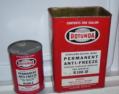FORD ROTUNDA ANTIFREEZE GALLON AND QUART - Image 1 of 4