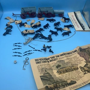 VTG 20 Mule Team Miniature Model Kit Partially Assembled *READ - Picture 1 of 15