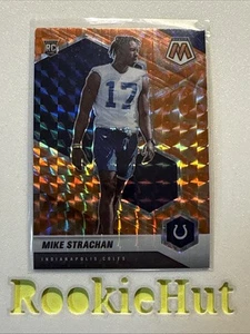 Mike Strachan 2021 Panini Mosaico Naranja Reactivo Prizm RC #397 Colts Panthers - Imagen 1 de 2
