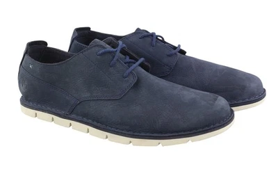 Timberland A249Q Chaussures Hommes EU44/45 Bleu Cuir Sensorflex Confort System / - Photo 1/4