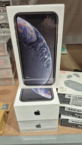 Apple iPhone XR 6.1” 64GB 4G Unlocked  100% Battery Health Black Brand NEW - Picture 1 of 2