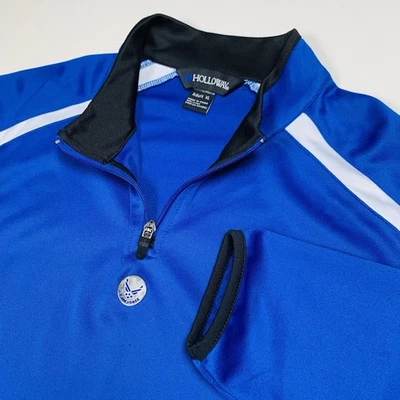 Пуловер с длинным рукавом ВВС США 1/4 на молнии толстовка мужская XL синий белый - Изображение 1 из 4