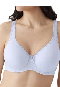Neu mit Etikett Wacoal Basic Beauty Vollfigur-Bügel-BH 855192 hellblau 34DD - Bild 1 von 4