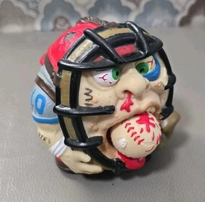VTG 1991 Ertl Blurp Balls Biff Barfball Catcher w/ Baseball Projectile Madballs - Picture 1 of 5