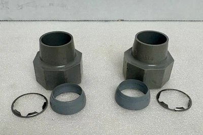 Kinetico Connector Compression Rings Cones Nuts. 1” Thread Size. 3/4” Nominal. - Image 1 of 3