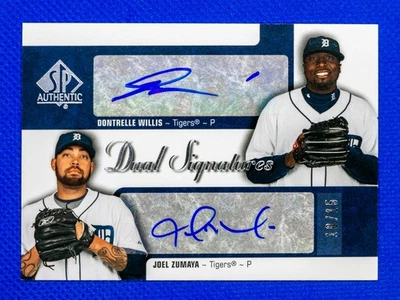 Dontrelle Willis Joel Zumaya #SSD-WZ (2009 SP Authentic) Dual Signatures 10/15 - Изображение 1 из 2