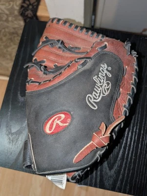 Luva de apanhador de softbol Rawlings AFCM1 feminina 33,5” passo rápido lance direito - Imagem 1 de 4