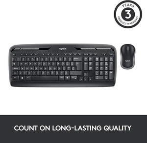 Logitech Wireless Combo MK330 - keyboard and mouse set UK - Photo 1/5