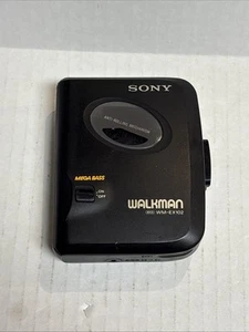 Sony Walkman Portable Audio Cassette Player WM-EX102 Black Mega Bass Vintage - Picture 1 of 13