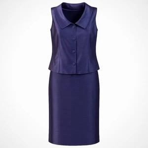 David Warren New York 2-teiliges Anzug Set Gr. 14 irisierend lila elegant klassisch - Bild 1 von 13