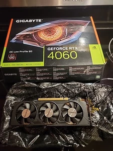Gigabyte GeForce RTX™ 4060 OC 8GB Low-Profile Grafikkarte (GV-N4060OC-8GL) - Bild 1 von 3