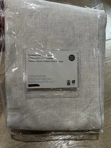 West Elm European Flax Linen Drape Natural Curtain ONE 48x84 blackout - Picture 1 of 2