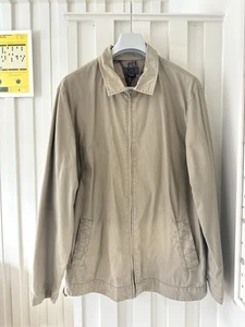 Vintage Oakley Men’s Coat Beige Cotton Lined Jacket XL Great Condt - Picture 1 of 23