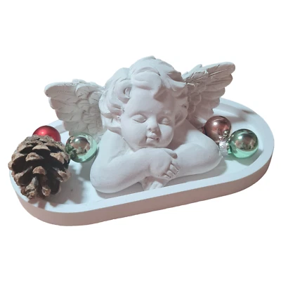 HANDARBEIT Christmas decoration angel cherub (008) DIY latex mold mold concrete mold