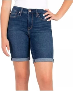 Seven7 Damen 10 Medium Wash Denim Jeansshorts Relaxed Bermuda Rollbündchen - Bild 1 von 7