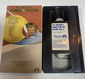 vic braden braden's TENNIS FOR THE FUTURE volume 2 VHS VIDEOTAPE - Picture 1 of 6