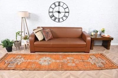 2.9x10.6 ft Runner Rugs, Turkish Rug, Wool Rug, Anatolian Rugs, Vintage Rug - Image 1 of 4