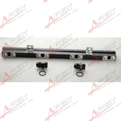 For Volvo 240 740  940 High Flow CNC Billet Aluminum Alloy Fuel Rail Black - Image 1 of 4