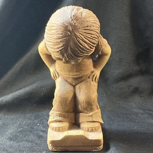 Fanny Kins By Bill Mack 1981 Solar Statuary Girl Clay Figurine Scale - Picture 1 of 7