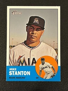 Giancarlo Mike Stanton 2012 Topps Heritage SP Marlins 483 - Picture 1 of 2