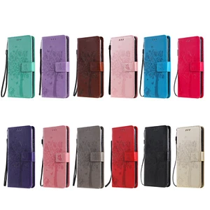 For LG Stylo 7 K22 Plus K42 Tree Pattern PU Leather Flip Wallet Case Phone Cover - Picture 1 of 24