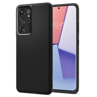 Spigen [Liquid Air] Phone Case | For Galaxy S21 5G / S21 Plus 5G / S21 Ultra 5G - Image 1 of 3