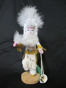 Signed NAVAJO Native American 15" WHITE CLOUD Kachina Doll - Bild 1 von 7
