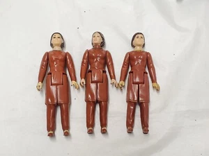 3x Vintage Star Wars Bespin Leia Variantes Cuello de Tortuga Redondo 1980 Kenner - Imagen 1 de 11