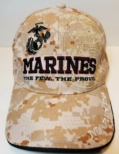 SOMBRERO TRASERO AJUSTABLE DE CAMIONERO TRASERO AJUSTABLE ""LOS POCOS LOS ORGULLOSOS"" MARINES DE EE. UU. - Imagen 1 de 5