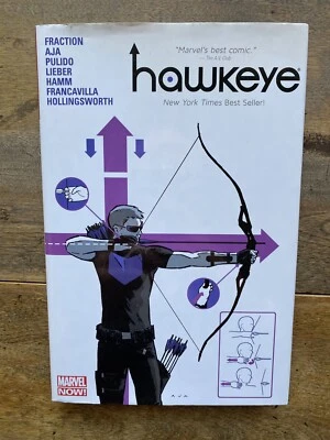 Hawkeye Volumen 1 (Fracción, Aja) Primera Impresión 2013 Tapa Dura HC Marvel Disney Foto 1 de 4