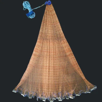 UNBRAND Durable Fishing Cast Net Bait Easy Throw Hand Cast Strong Tire Trap Line Mesh