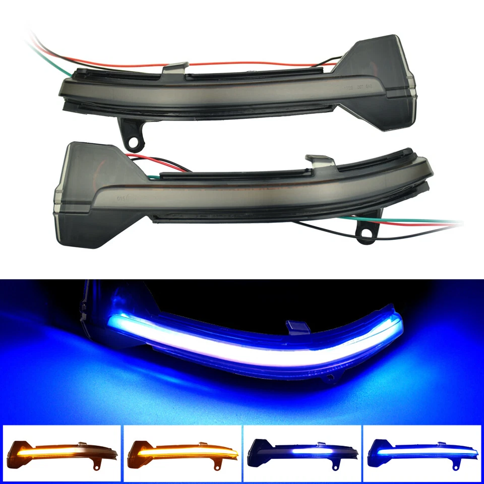 For BMW F07 F10 F11 F06 F12 F13 F01 F02 LED Sequential Turn Signal Light - Image 1 of 2