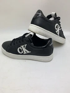 Calvin Klein black & white trainers womens uk 4 - Picture 1 of 8