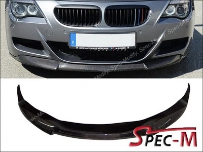 碳纤维 GT 前置发动机唇分流器 适用于宝马 E63 E64 M6 COUPE 可转换 — 第 1/4 张图片