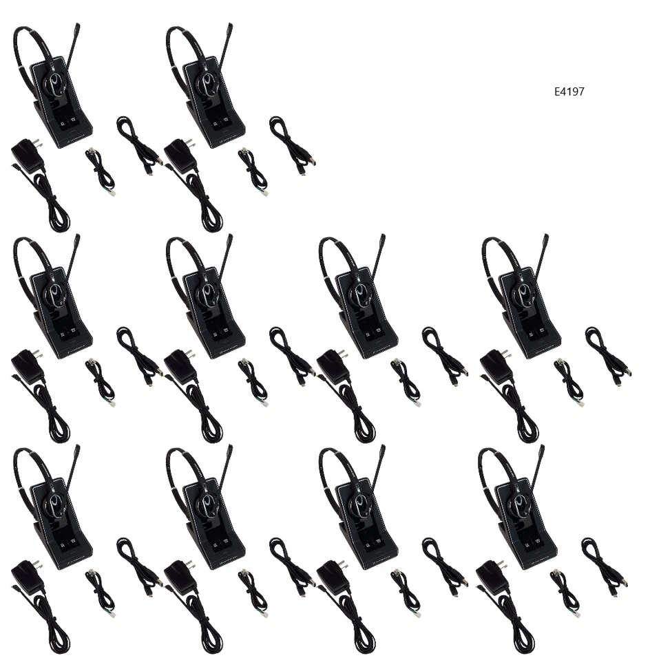 Sennheiser SD PRO 2 SD 30 HS Wireless Headset W/SD BS-US Charging Lot (10) E4197 Foto 1 de 4