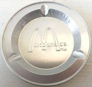 Cendrier Ashtray publicitaire - MC DONALD'S ALU JUSQU'EN 2002 NEUF 9 cm Ø - Picture 1 of 2