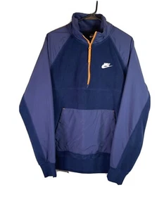 Nike NSW CE Invierno Polar Polar Vellón CZ4900 410 Azul/Dorado Nuevo Para hombres Talla Pequeña - Imagen 1 de 5