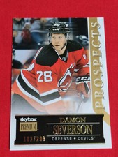 2014-15  Fleer Showcase Damon Severson /299 Skybox Premium Prospects RC #36