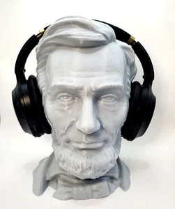 Abraham Lincoln Headphone Stand | POTUS Headset Stand l Gaming Boyfriend Headset - Picture 1 of 6