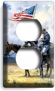 AMERICAN GUERRA CIVILE CAVALLERIA SERGEANTS UNION 35 STELLE BANDIERA PIASTRA DA PARETE CAMERA HD DECORAZIONE - Foto 1 di 1