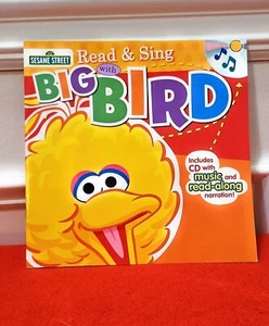 Sesame Street Read & Sing Along Book & Music CD Read & Sing With Big Bird - Picture 1 of 3