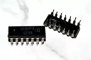 25x K131LA1, K131LA3, K131LR3, K131TM2 IC Microchip TTL Logic DIP-14 Soviet NEW - Foto 1 di 4