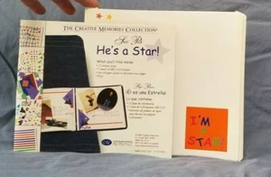 Creative Memories 'HE'S A STAR' Snap Pack PRE-DECORATED on 24 7x7 pgs. - Picture 1 of 12